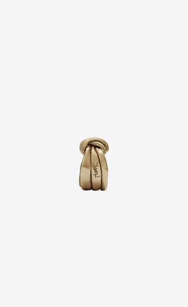 Anello Draped bow in metallo dorato chiaro